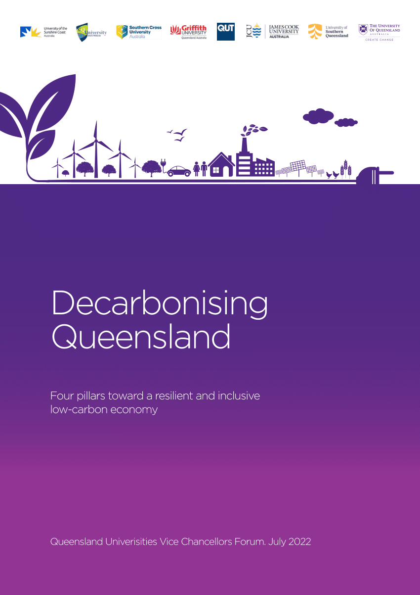 Decarbonising Queensland- Four pillars toward a resilient and inclusive low-carbon economy